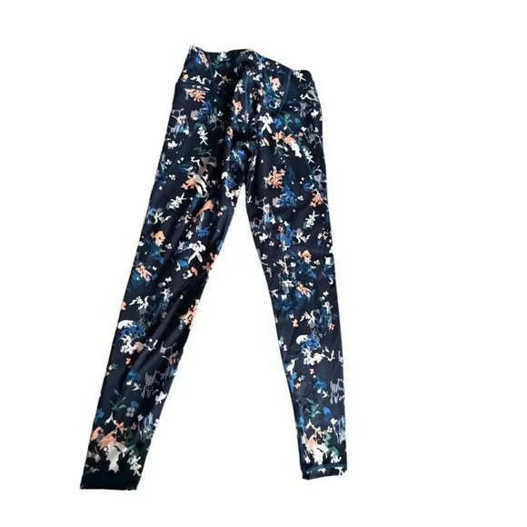 Sweaty Betty Power Full Length Legging Size Small blue abstract floral print - Picture 2 of 7
